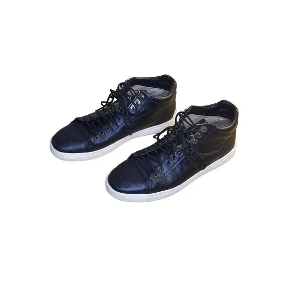 Rag and Bone Black high top dress shoes Rag & Bone Cozen Shearling-Lined Combat Boots Black Leather  main image 2